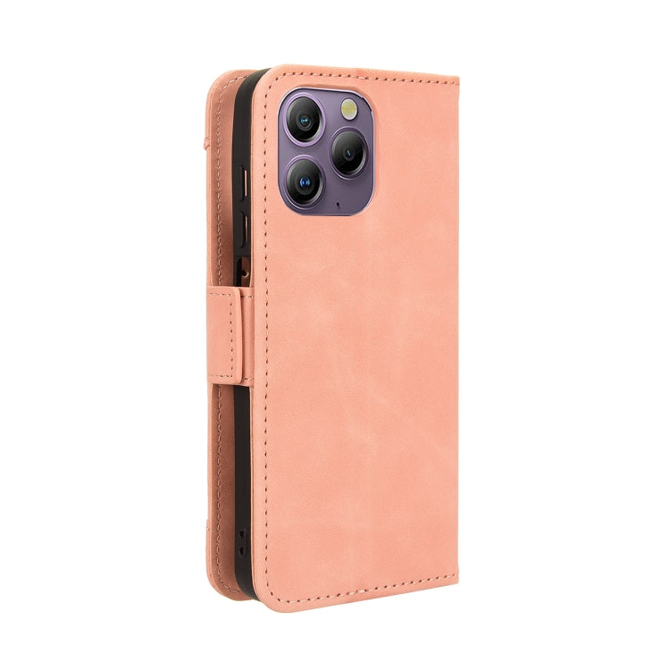 For Blackview A96 Skin Feel Calf Texture Card Slots Leather Phone Case(Pink)