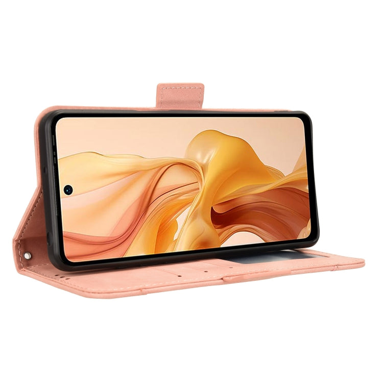 For Ulefone Note 18 Ultra Skin Feel Calf Texture Card Slots Leather Phone Case(Pink) - Ulefone Cases by PMC Jewellery | Online Shopping South Africa | PMC Jewellery | Buy Now Pay Later Mobicred