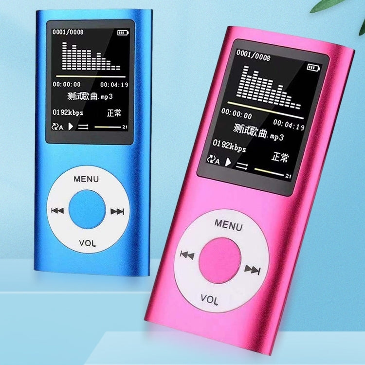 1.8 inch TFT Screen Metal MP4 Player With 16G TF Card+Earphone+Cable(Black)