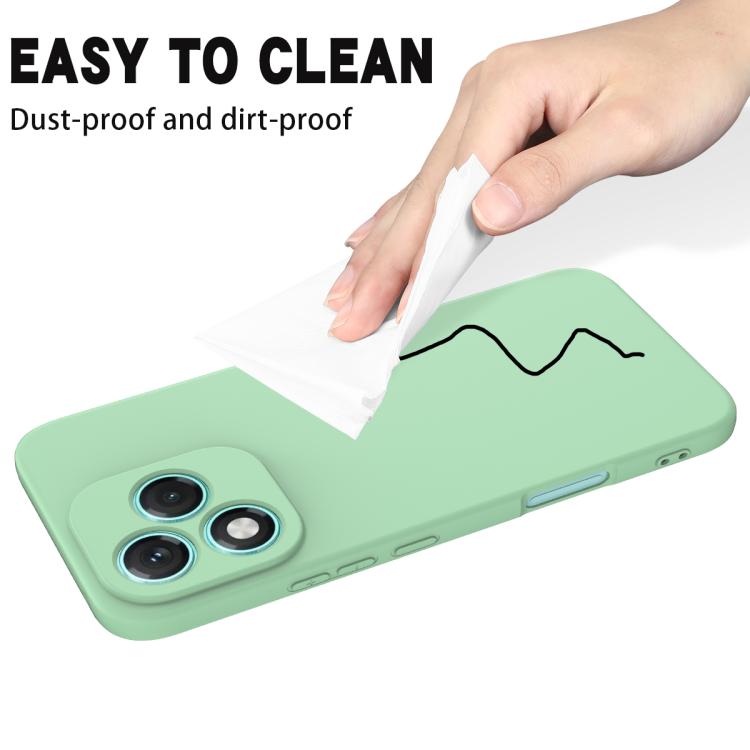 For Honor 400 Lite Global Solid Color Liquid Silicone Dropproof Full Coverage Phone Case(Green) - free shipping - PMC TechLife - Order now!