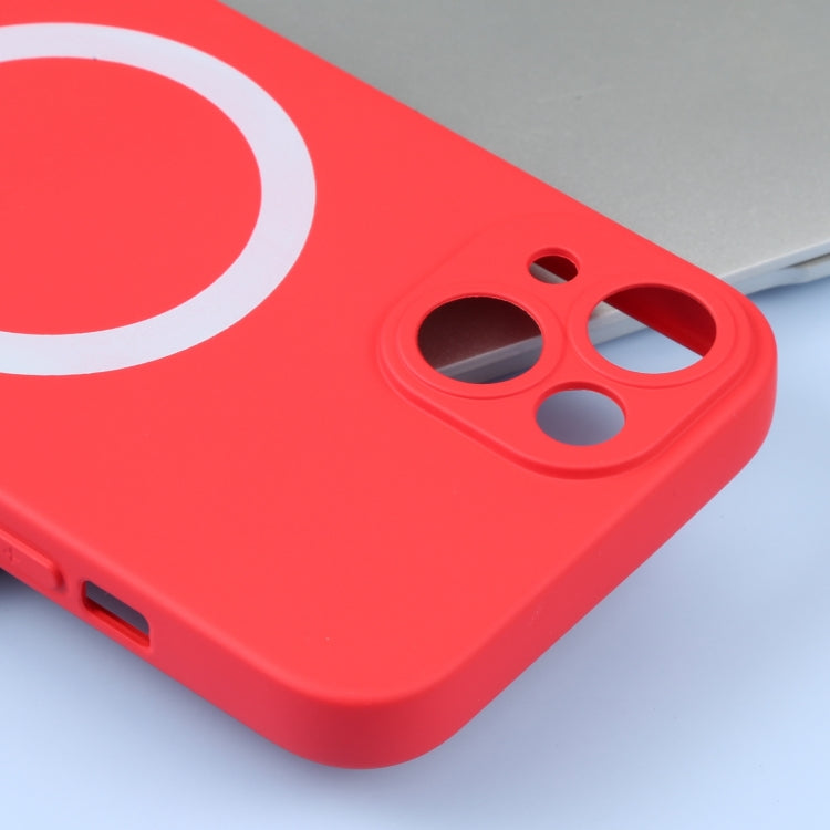 For iPhone 15 Liquid Silicone Magsafe Phone Case(Red) - iPhone 15 Cases by PMC TechLife | Online Shopping South Africa | PMC TechLife