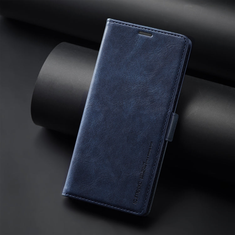 For Samsung Galaxy S24 Ultra LC.IMEEKE RFID Anti-theft Leather Phone Case(Blue)