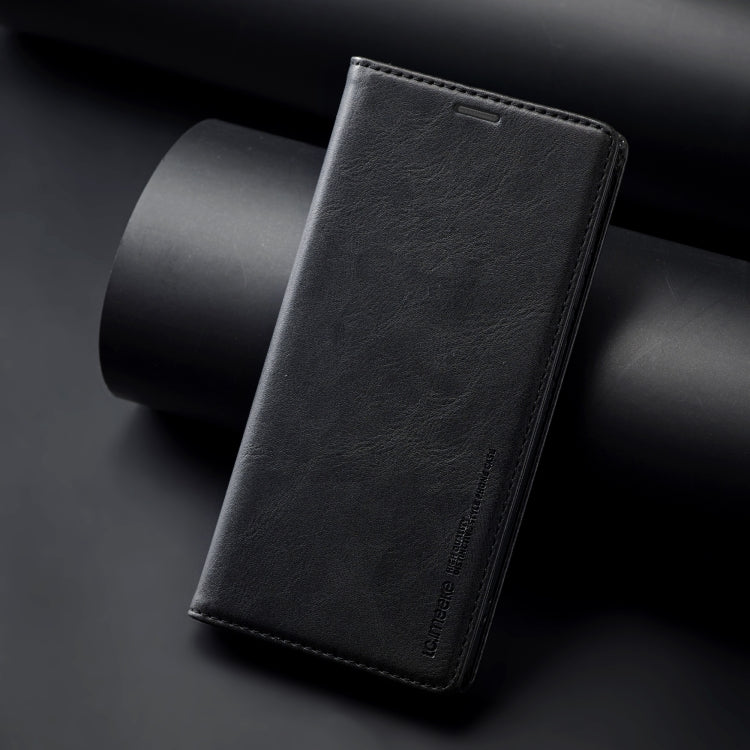 For Samsung Galaxy S24+ LC.IMEEKE RFID Anti-theft Leather Phone Case(Black)