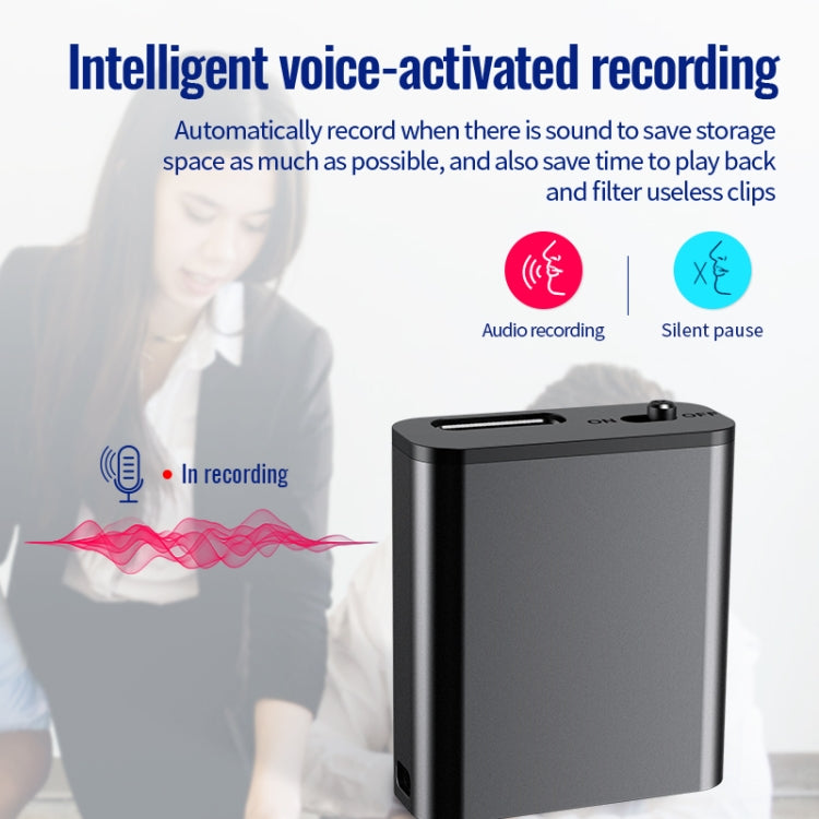JNN Q8 Portable HD Noise Reduction Smart Voice Recorder, Memory:32GB