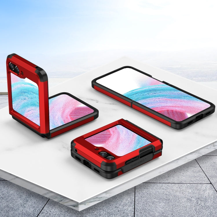 For Samsung Galaxy Z Flip5 SGP Armor 2 in 1 Color Contrast TPU Hybrid PC Phone Case(Red) - Galaxy Z Flip5 Cases by PMC TechLife | Online Shopping South Africa | PMC TechLife | Buy Now Pay Later Mobicred