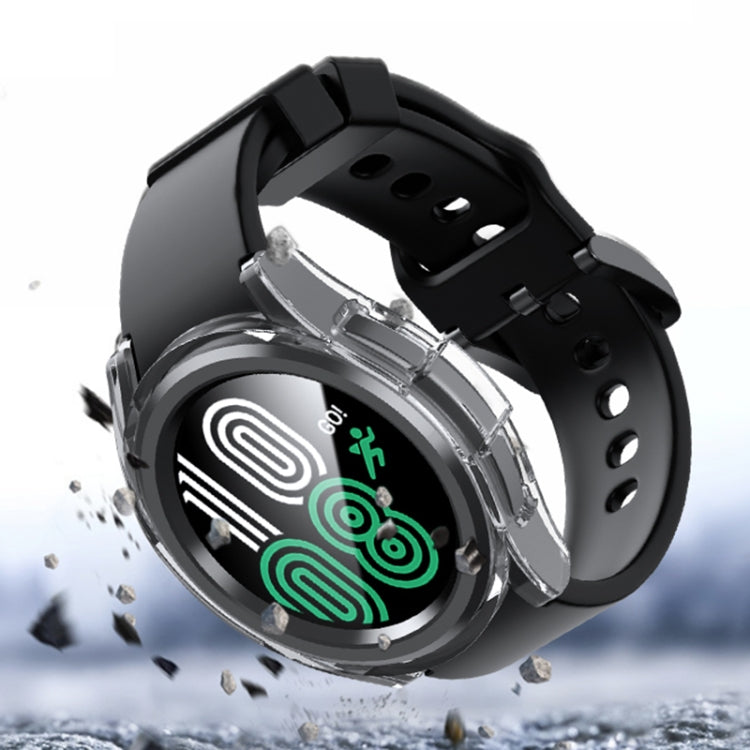 For Samsung Galaxy Watch 6 Classic 43mm Half-inclusive PC Watch Protective Case(Silver) - Watch Cases by PMC TechLife | Online Shopping South Africa | PMC TechLife