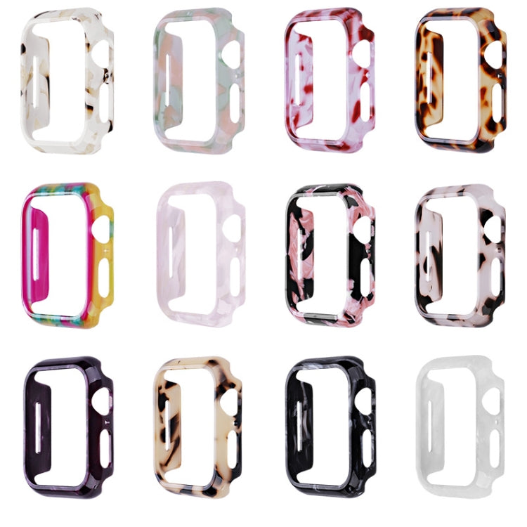For Apple Watch Ultra 2 / Ultra 49mm Printed Resin PC Watch Case(Peach Pink)