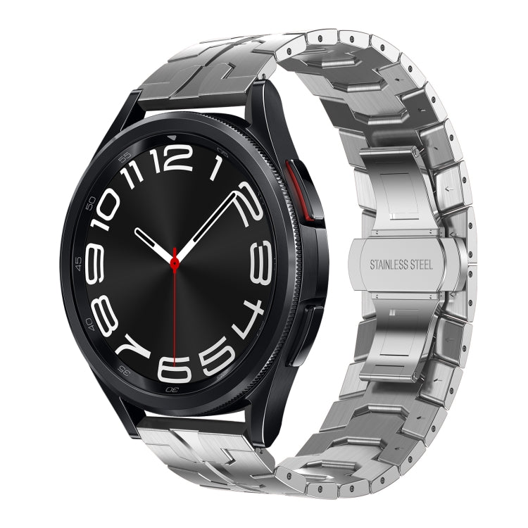 For Samsung Galaxy Watch 6 / 6 Classic Stainless Steel Metal Watch Band(Silver)