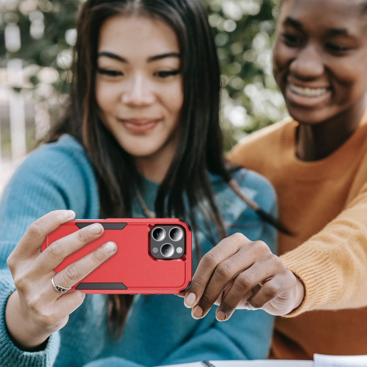 For iPhone 16 Pro Max Commuter Shockproof TPU + PC Phone Case(Red+Black) - iPhone 16 Pro Max Cases by PMC TechLife | Online Shopping South Africa | PMC TechLife | Buy Now Pay Later Mobicred