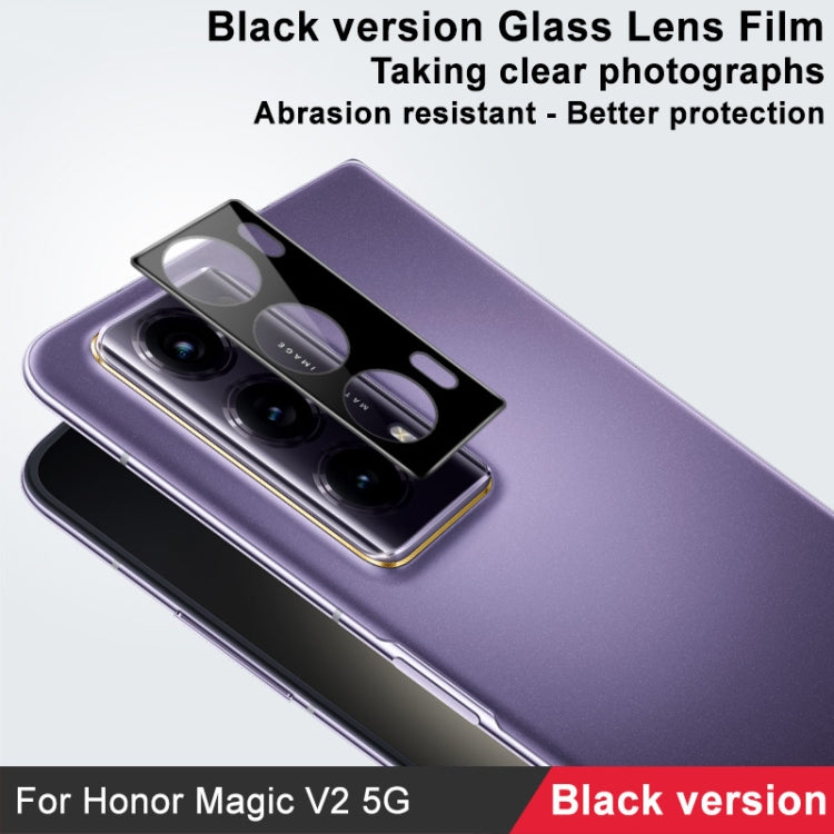 For Honor Magic V2 5G IMAK Rear Camera Lens Glass Film Black Version - Other by imak | Online Shopping South Africa | PMC Jewellery | Buy Now Pay Later Mobicred