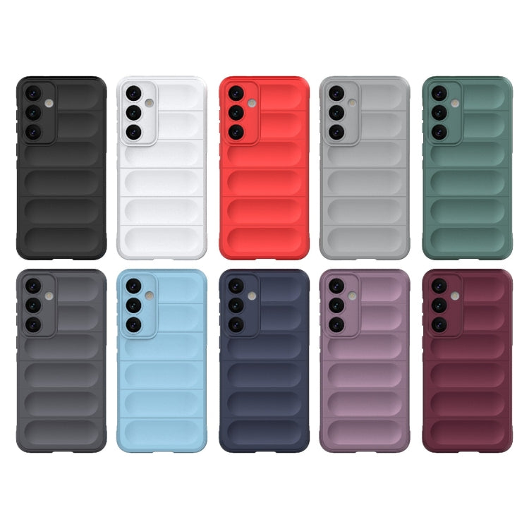 For Samsung Galaxy S24+ 5G Magic Shield TPU + Flannel Phone Case(Grey) - Galaxy S24+ 5G Cases by PMC TechLife | Online Shopping South Africa | PMC TechLife | Buy Now Pay Later Mobicred
