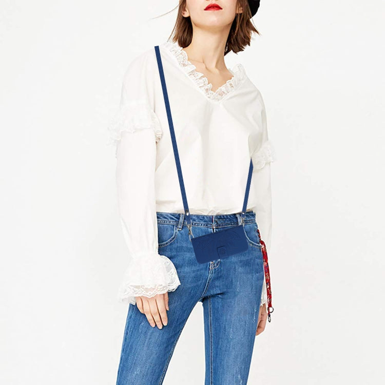 For Motorola Moto G Play 4G 2024 HT04 Skin Feel Sun Flower Embossed Flip Leather Phone Case with Lanyard(Dark Blue) - Motorola Cases by PMC Jewellery | Online Shopping South Africa | PMC Jewellery | Buy Now Pay Later Mobicred