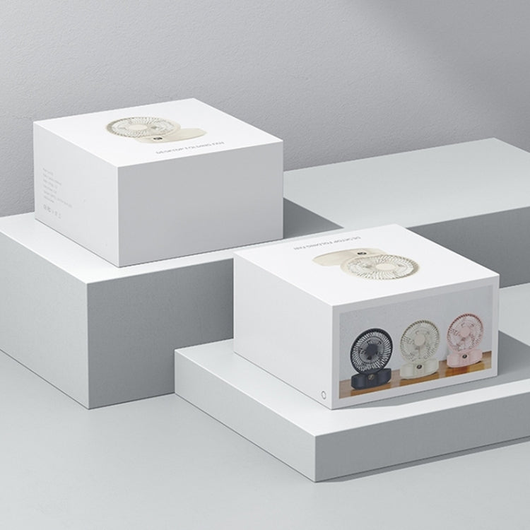 WSK302 4000mAh Swivel Head Wall Mounted Fan with Night Light(White) - Electric Fans by PMC TechLife | Online Shopping South Africa | PMC TechLife | Buy Now Pay Later Mobicred