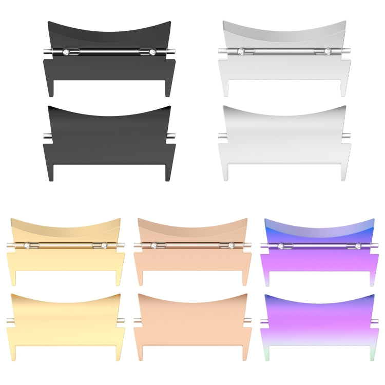 For Samsung Galaxy Watch 6 / 6 Classic 1 Pair Stainless Steel Metal Watch Band Connector(Colorful) - free shipping - PMc TechLife - Order now!