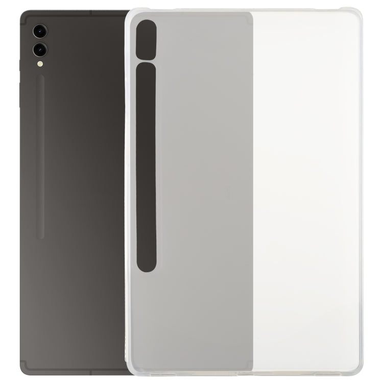 For Samsung Galaxy Tab S9+ TPU Tablet Case(Frosted Clear)