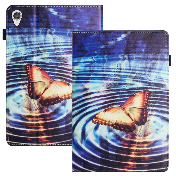 For Lenovo Tab M10 HD Gen 2 Sewing Litchi Texture Smart Leather Tablet Case(Butterfly)