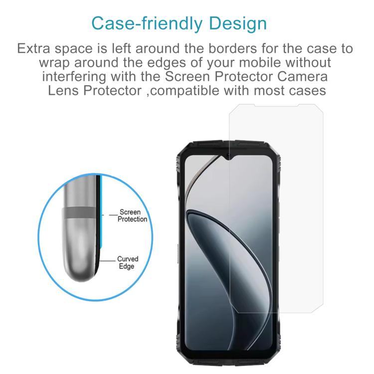 For DOOGEE S119 50pcs 0.26mm 9H 2.5D Tempered Glass Film