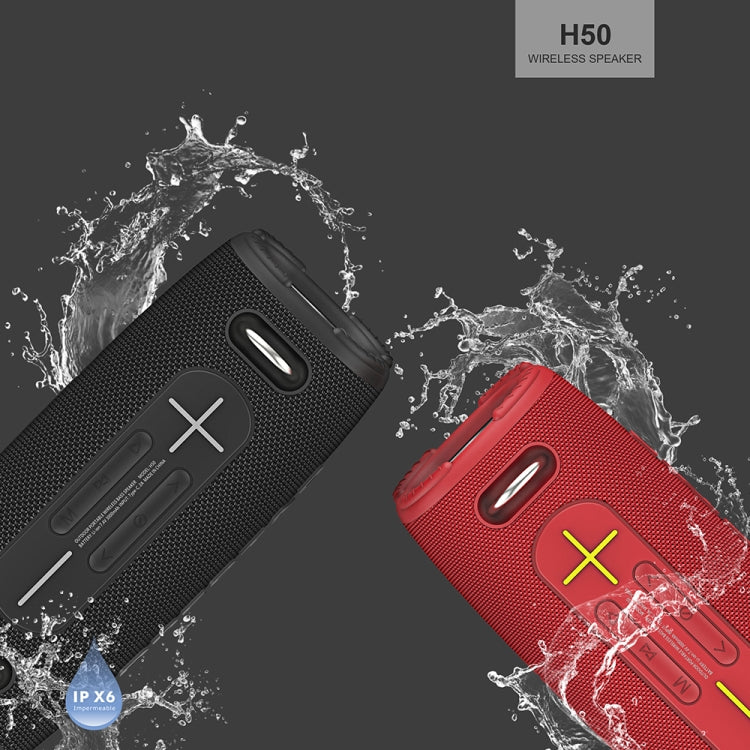 HOPESTAR H50 lPX6 Water-resistant Portable Wireless Bluetooth Speaker(Gray)