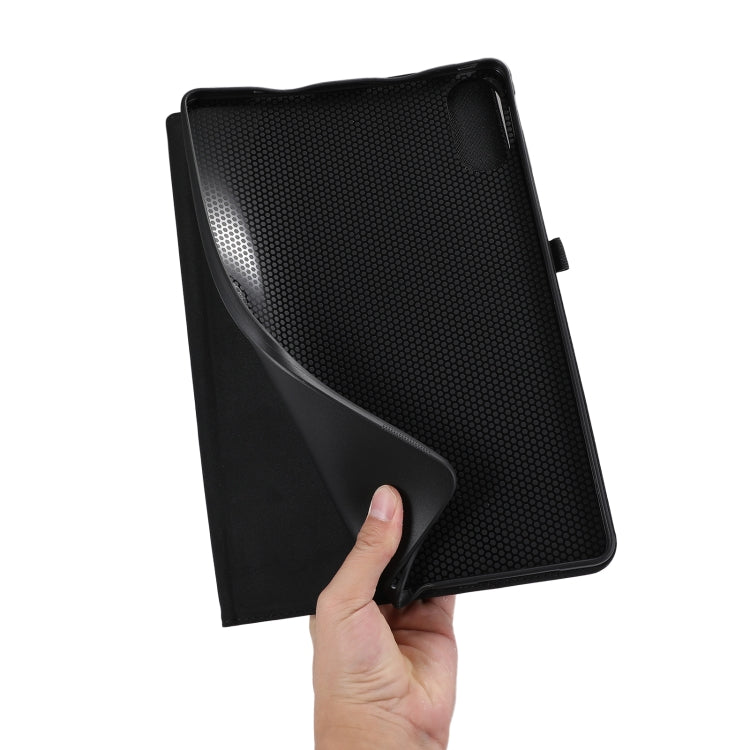 For Honor MagicPad 13 Fabric Texture Horizontal Flip Leather Tablet Case(Black) - Honor by PMC TechLife | Online Shopping South Africa | PMC TechLife | Buy Now Pay Later Mobicred