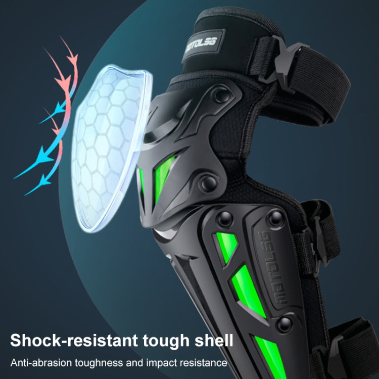 Motolsg MT-05 Motorcycle Bicycle Riding Protective Gear 2 in 1 Elbow Pads(Green) - free shipping - PMC Jewellery - Order now!
