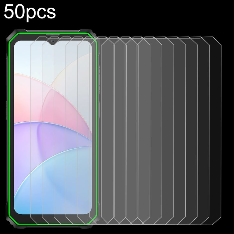 For Blackview BV6200 50pcs 0.26mm 9H 2.5D Tempered Glass Film