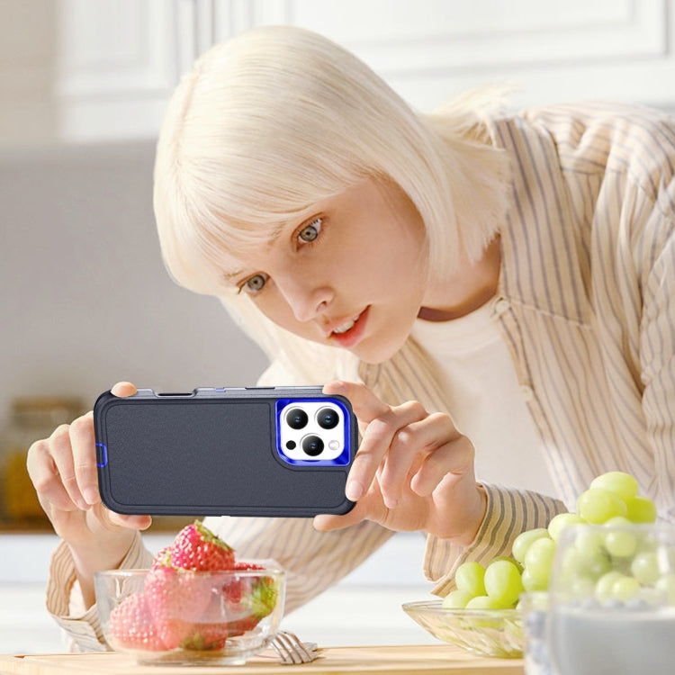 For iPhone 16 Pro Life Waterproof Rugged Phone Case(Dark Blue + Royal Blue) - iPhone 16 Pro Cases by PMC TechLife | Online Shopping South Africa | PMC TechLife | Buy Now Pay Later Mobicred