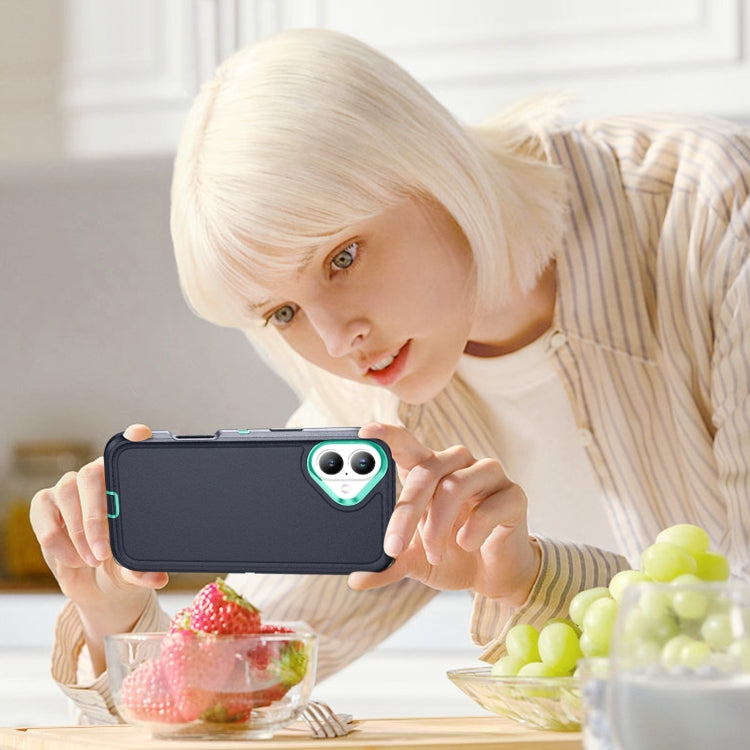 For iPhone 16 Plus Life Waterproof Rugged Phone Case(Dark Blue + Light Blue) - iPhone 16 Plus Cases by PMC TechLife | Online Shopping South Africa | PMC TechLife | Buy Now Pay Later Mobicred