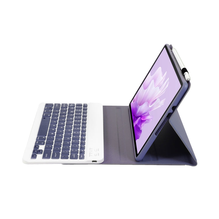 For Huawei MatePad 11.5 2023 AH17 Lambskin Texture Ultra-thin Detachable Bluetooth Keyboard Leather Case(Purple) - Huawei Keyboard by PMC TechLife | Online Shopping South Africa | PMC TechLife