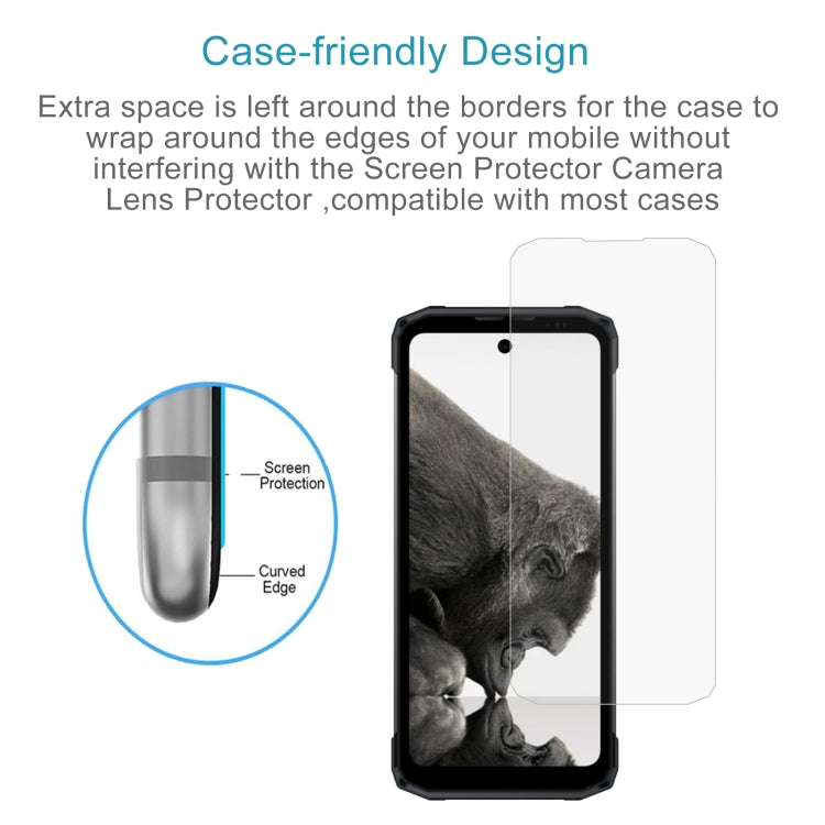 For DOOGEE Fire 6 Power 50pcs 0.26mm 9H 2.5D Tempered Glass Film