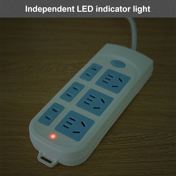 Anti-electric Shock Desk Power Strip Socket 8-position 3m, CN Plug - free shipping - PMC TechLife - Order now!