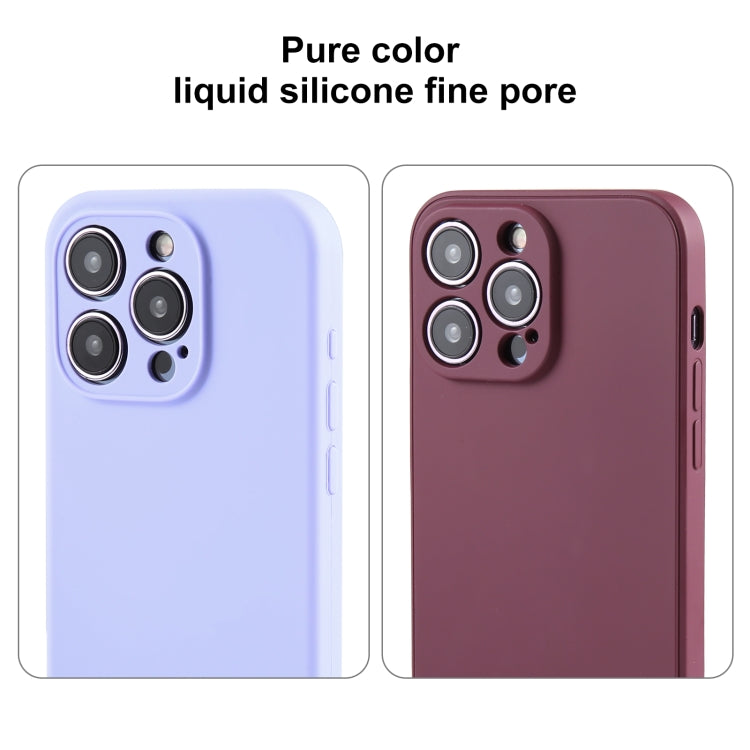 For iPhone 16 Pure Color Liquid Silicone Fine Pore Phone Case(Creamy Yellow)