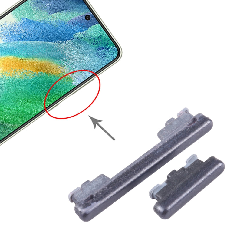 For Samsung Galaxy S21 FE 5G SM-G990 10pcs Power Button + Volume Control Button(Black) - free shipping - PMc TechLife - Order now!