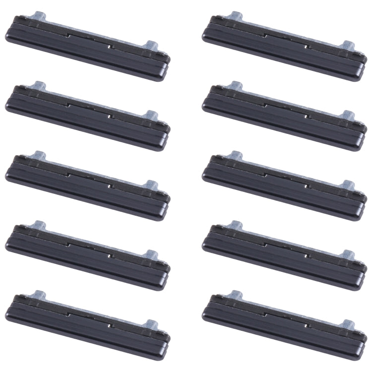 For Samsung Galaxy Z Flip SM-F700 10pcs Volume Control Button(Black)
