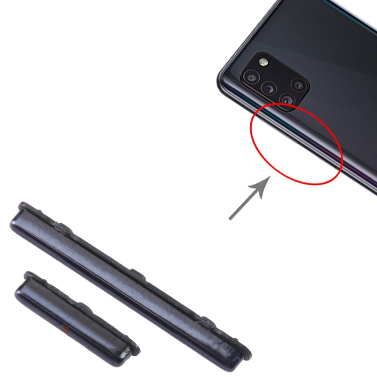 For Samsung Galaxy A41 SM-A415 10pcs Power Button + Volume Control Button(Black) - free shipping - PMc TechLife - Order now!