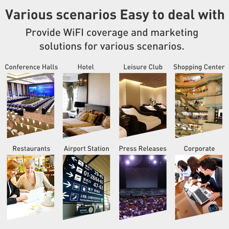 COMFAST CF-E393AX 3000Mbps WIFI6 Dual Frequency Ceiling Mounted Indoor Wireless AP(White) - free shipping - PMC Jewellery - Order now!