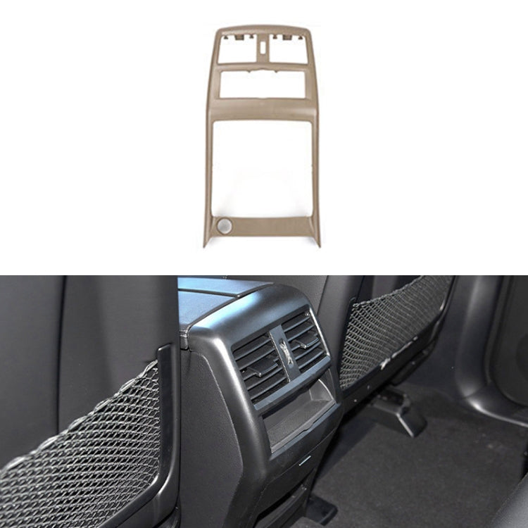 For Mercedes Benz ML320 / GL450 Car Rear Air Conditioner Air Outlet Panel Cover 166 680 7003, Style:Single Hole(Beige)