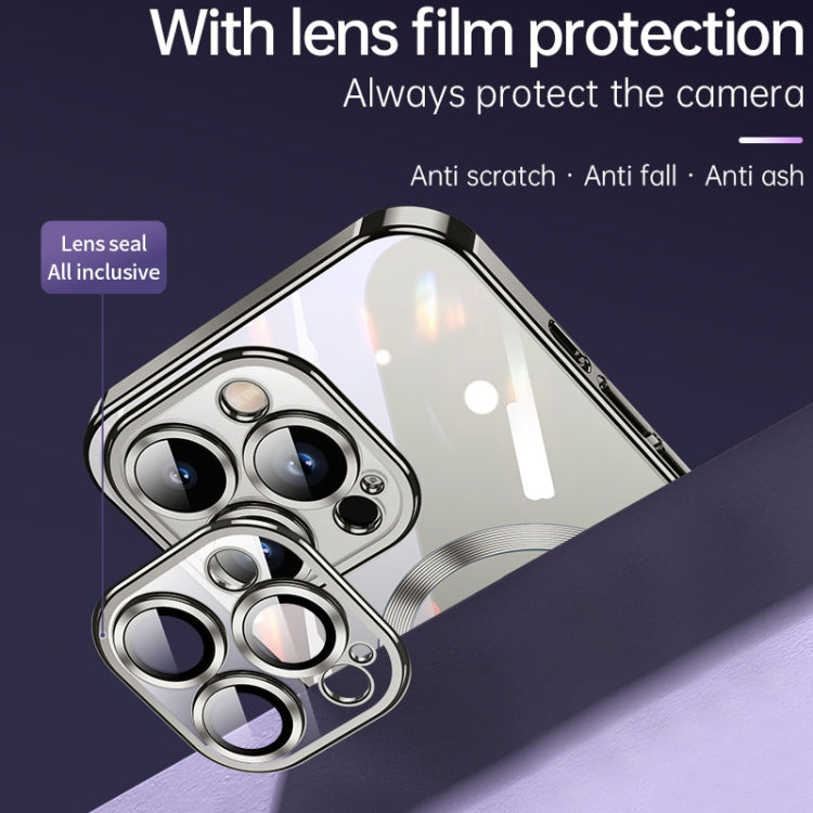 For iPhone 15 Pro SULADA MagSafe Plating TPU Shockproof Phone Soft Case(Black) - iPhone 15 Pro Cases by SULADA | Online Shopping South Africa | PMC TechLife | Buy Now Pay Later Mobicred