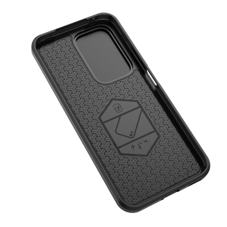 For Honor 200 Lite Global Sliding Camshield TPU + PC Shockproof Phone Case with Holder(Black) - free shipping - PMC Jewellery - Order now!