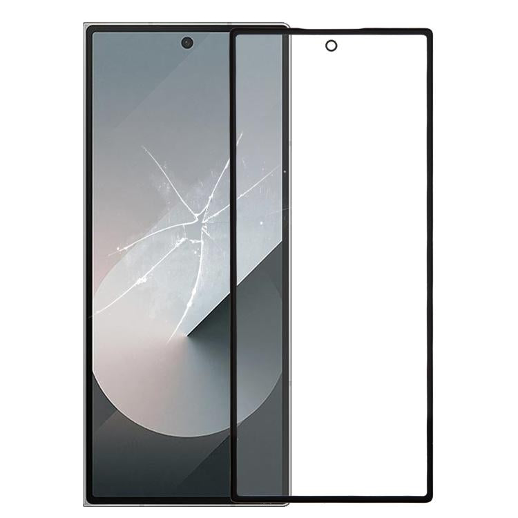 For Samsung Galaxy Z Fold6 SM-F956B LCD Secondary Screen Outer Glass Lens with OCA Optically Clear Adhesive