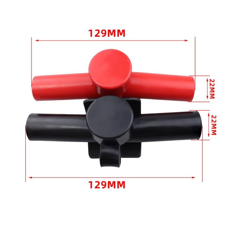 CP-4295 Dual Power M8 Binding Post Cable Connector(Black) - Fuse by PMC TechLife | Online Shopping South Africa | PMC TechLife | Buy Now Pay Later Mobicred
