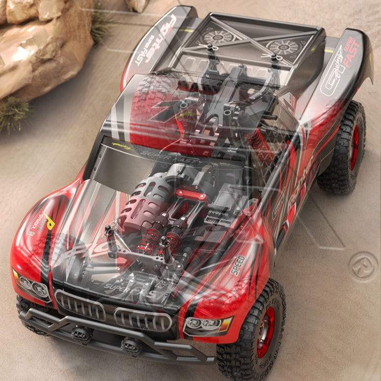 JJR/C Q39B 2.4G Four-wheel Drive High-speed Climbing Carbon Brush Motor RC Jeep(Red) - free shipping - PMC Jewellery - Order now!