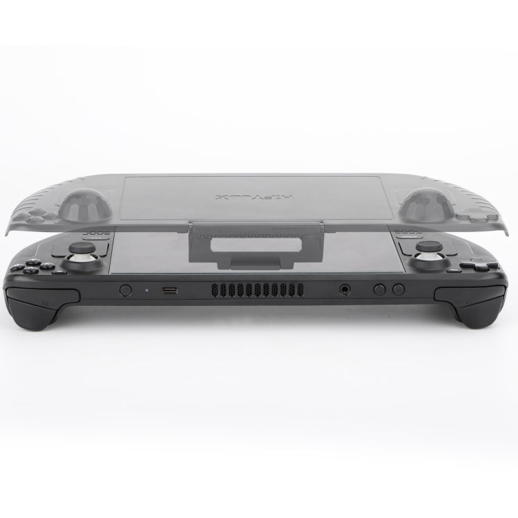 For Steam Deck Hifylux 3 in 1 Gaming Console Protector Guard Monitor Cover Sun Hood Kickstand Holder Mount(Black)