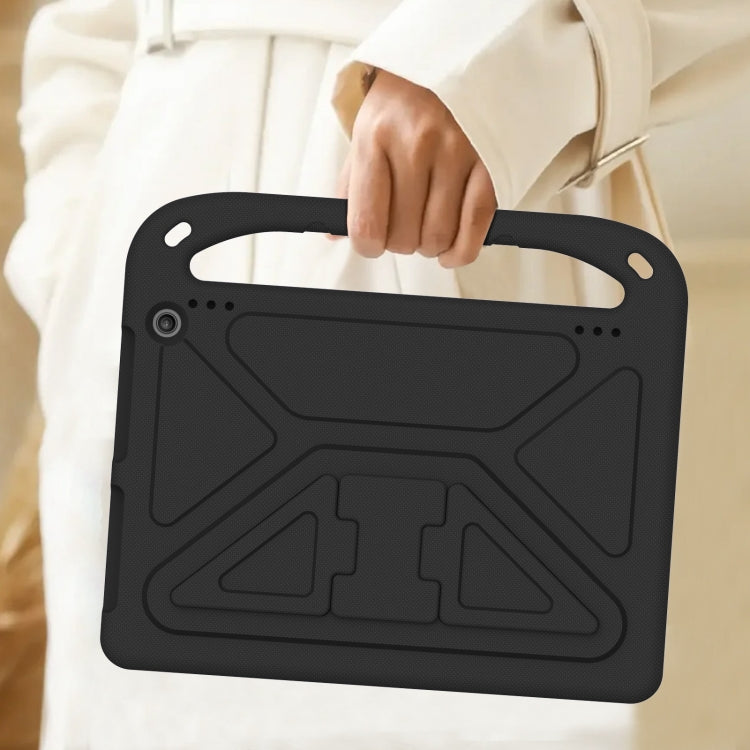 For Amazon Kindle Fire HD 10 2023 Handle EVA Shockproof Tablet Case with Holder(Black) - Amazon by PMC TechLife | Online Shopping South Africa | PMC TechLife | Buy Now Pay Later Mobicred