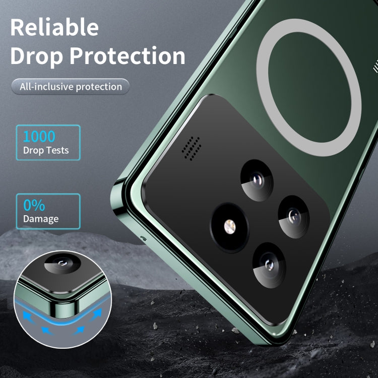 For Xiaomi 14 Pro Aromatherapy Magnetic Metal Phone Case(Green) - free shipping - PMC Jewellery - Order now!