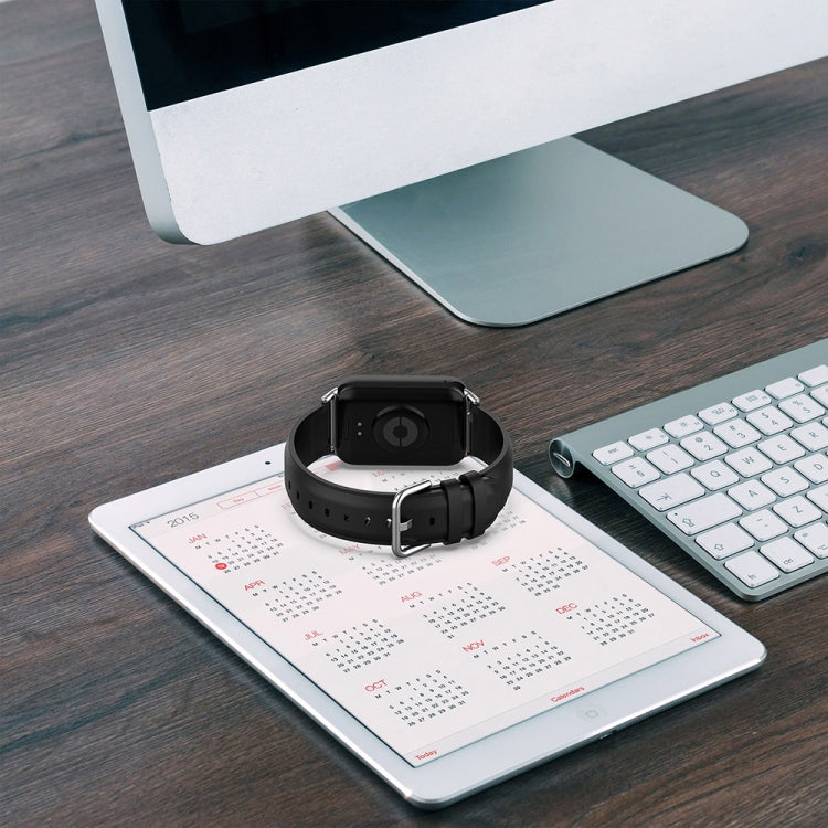 For Xiaomi Mi Band 8 Pro Round Tail Genuine Leather Watch Band(Brown) - Watch Bands by PMC TechLife | Online Shopping South Africa | PMC TechLife