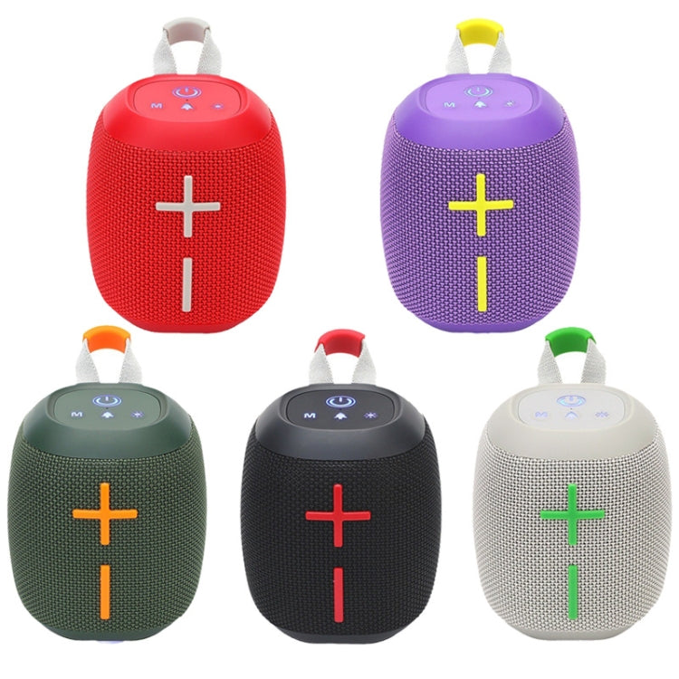 T&G TG-389 Portable Outdoor IPX5 Water-resistant Wireless Bluetooth Speaker(Purple)