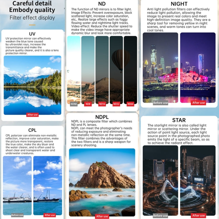 For DJI Mini 4 Pro JSR KB Series Drone Camera Lens Filter, Filter:3 in 1 CPL ND8 ND16 - Lens Filter by JSR | Online Shopping South Africa | PMC TechLife | Buy Now Pay Later Mobicred