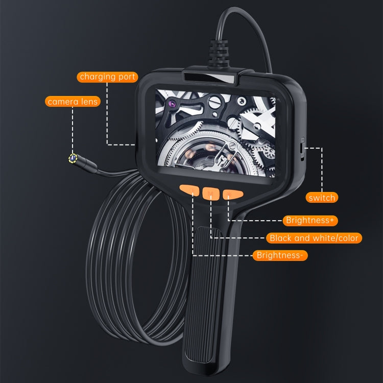 P200 8mm Front Lenses Detachable Industrial Pipeline Endoscope with 4.3 inch Screen, Spec:2m Tube