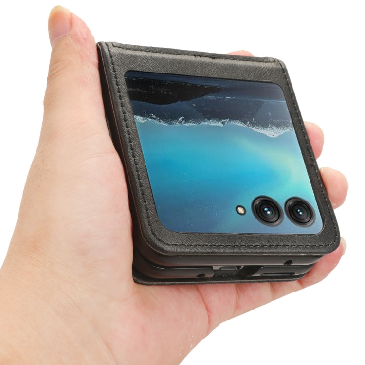 For Motorola Razr 40 Ultra Retro Texture Leather Phone Case(Black) - free shipping - PMC TechLife - Order now!