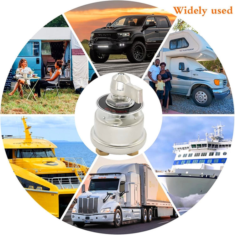 300A Car Ships RV High Current Battery Cut-Off Switch Battery Power Isolator With Accessories - Car Switches by PMC TechLife | Online Shopping South Africa | PMC TechLife | Buy Now Pay Later Mobicred